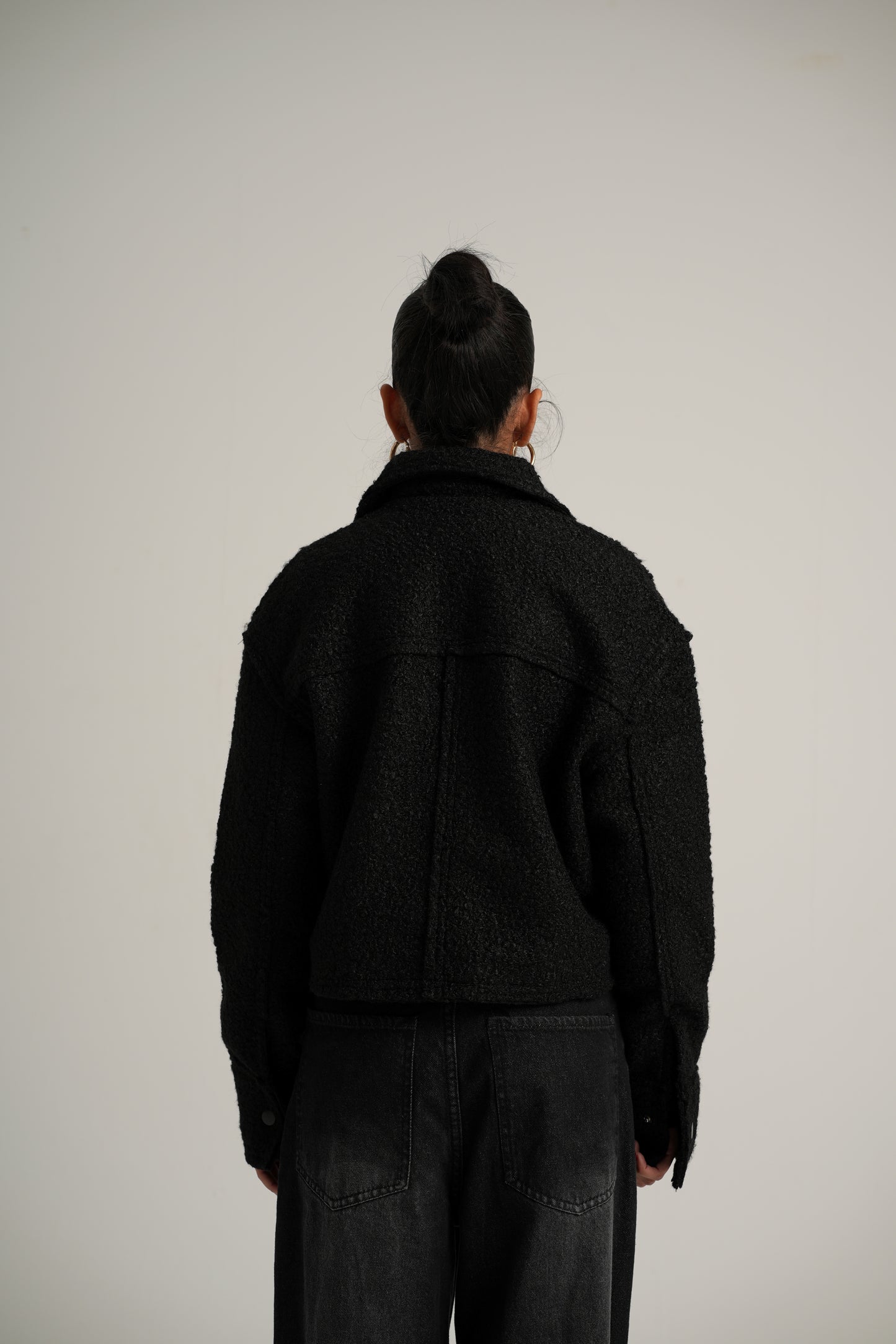 Black Boucle Jacket