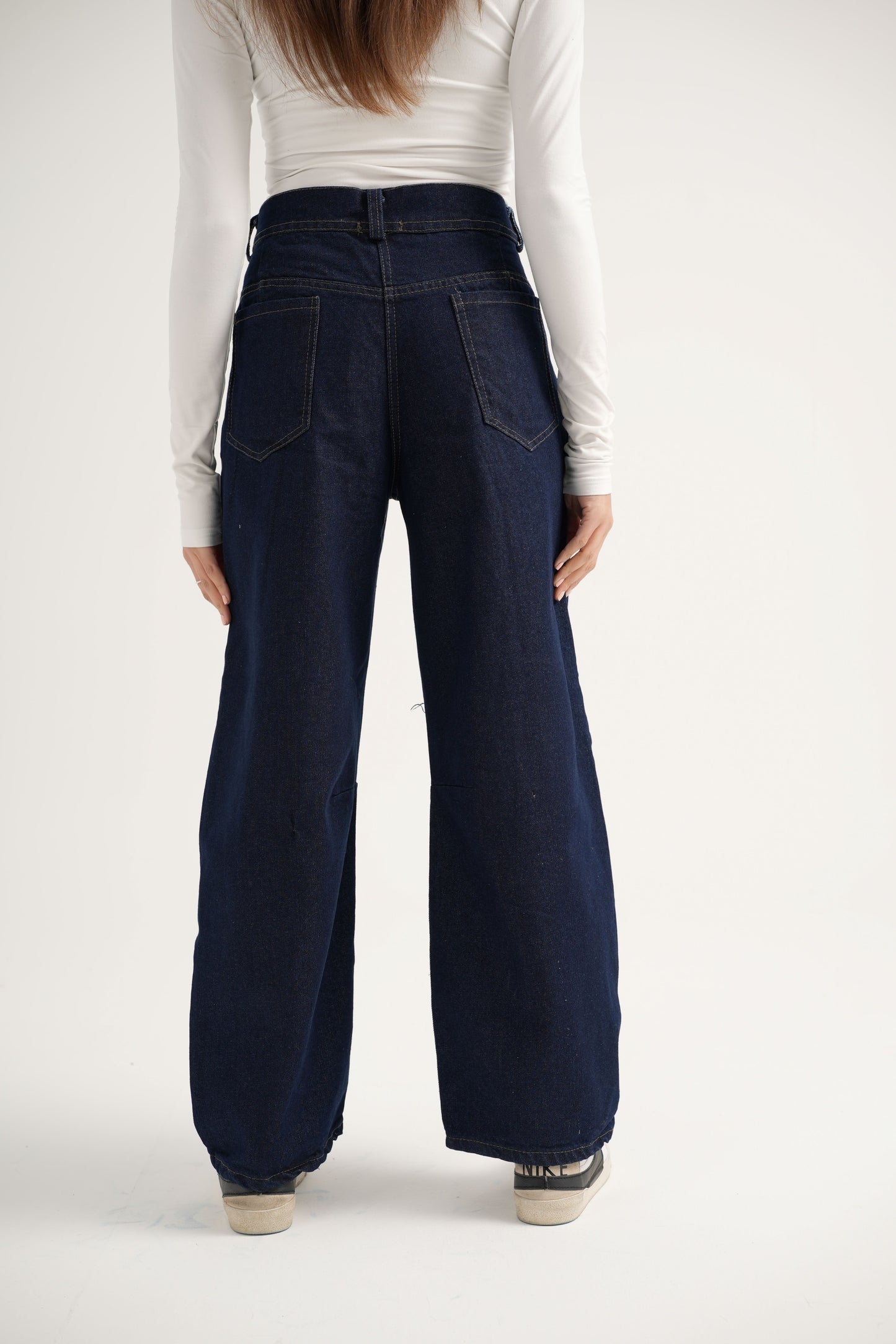 High Waist Balloon Jeans
