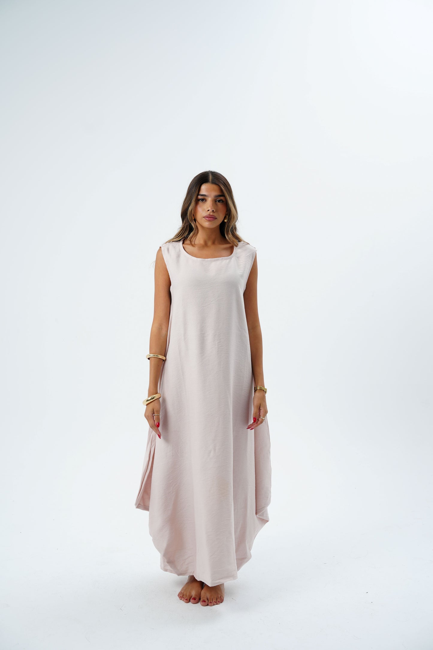 Linen Sleeveless Dress