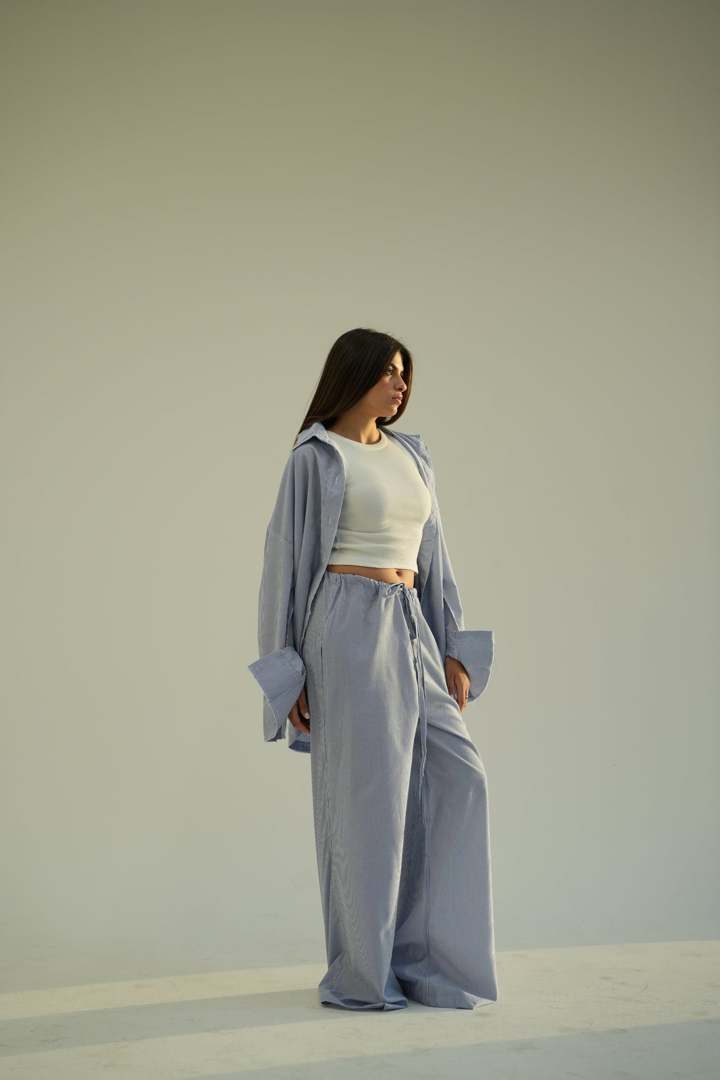 Blue Striped Set