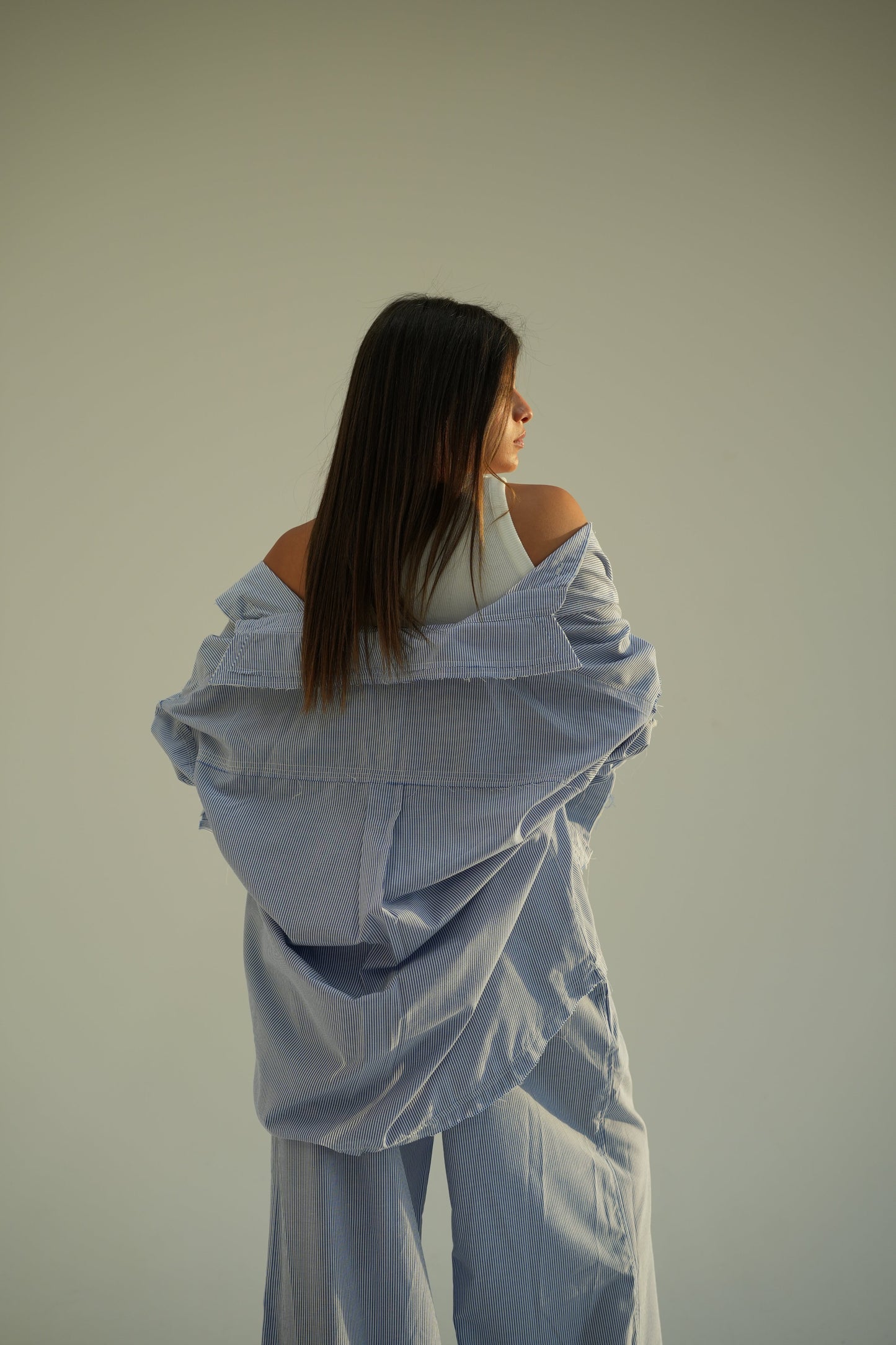Blue Striped Set