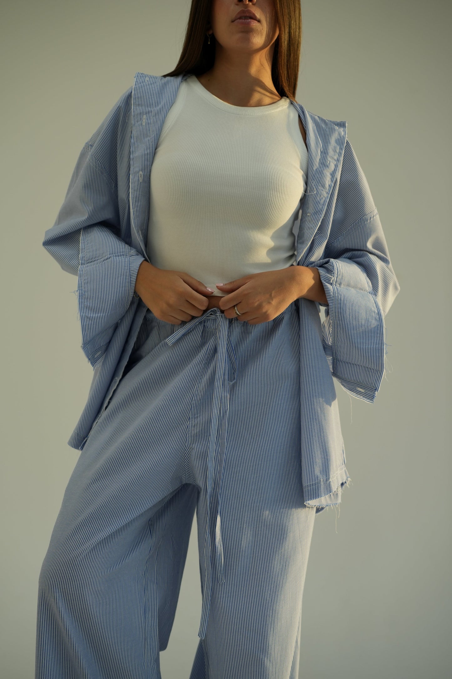 Blue Striped Set