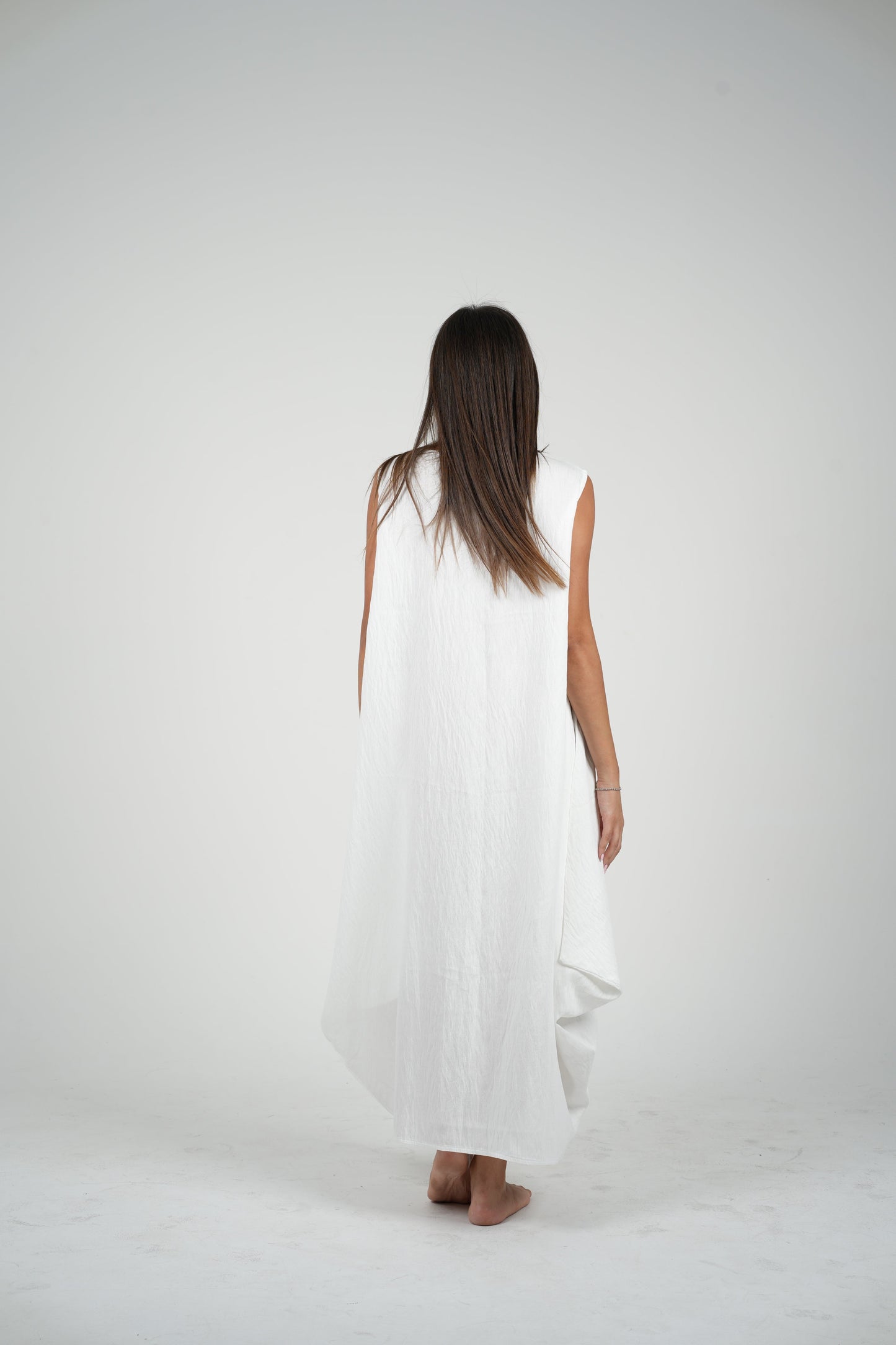 Linen Sleeveless Dress