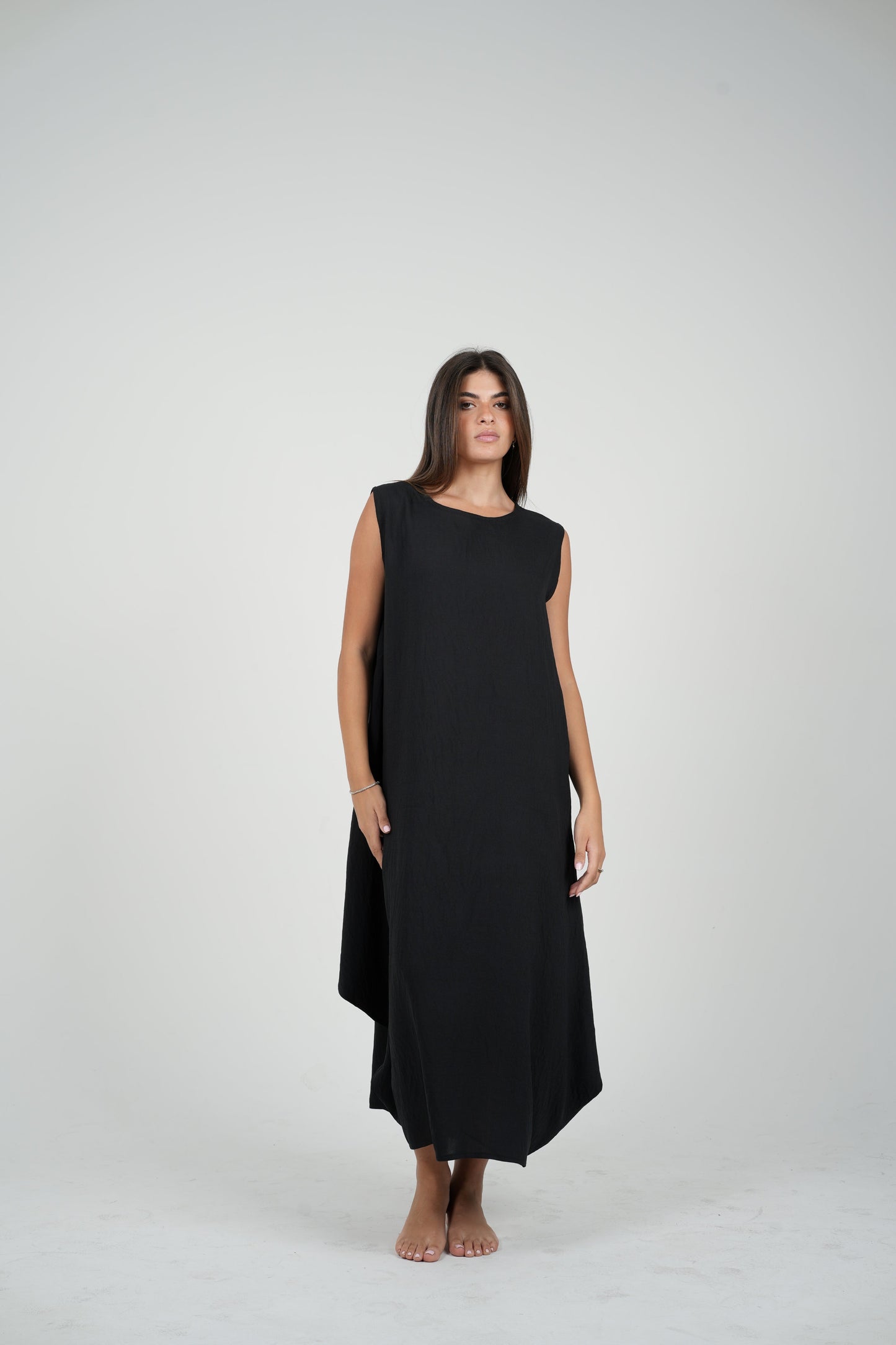Linen Sleeveless Dress