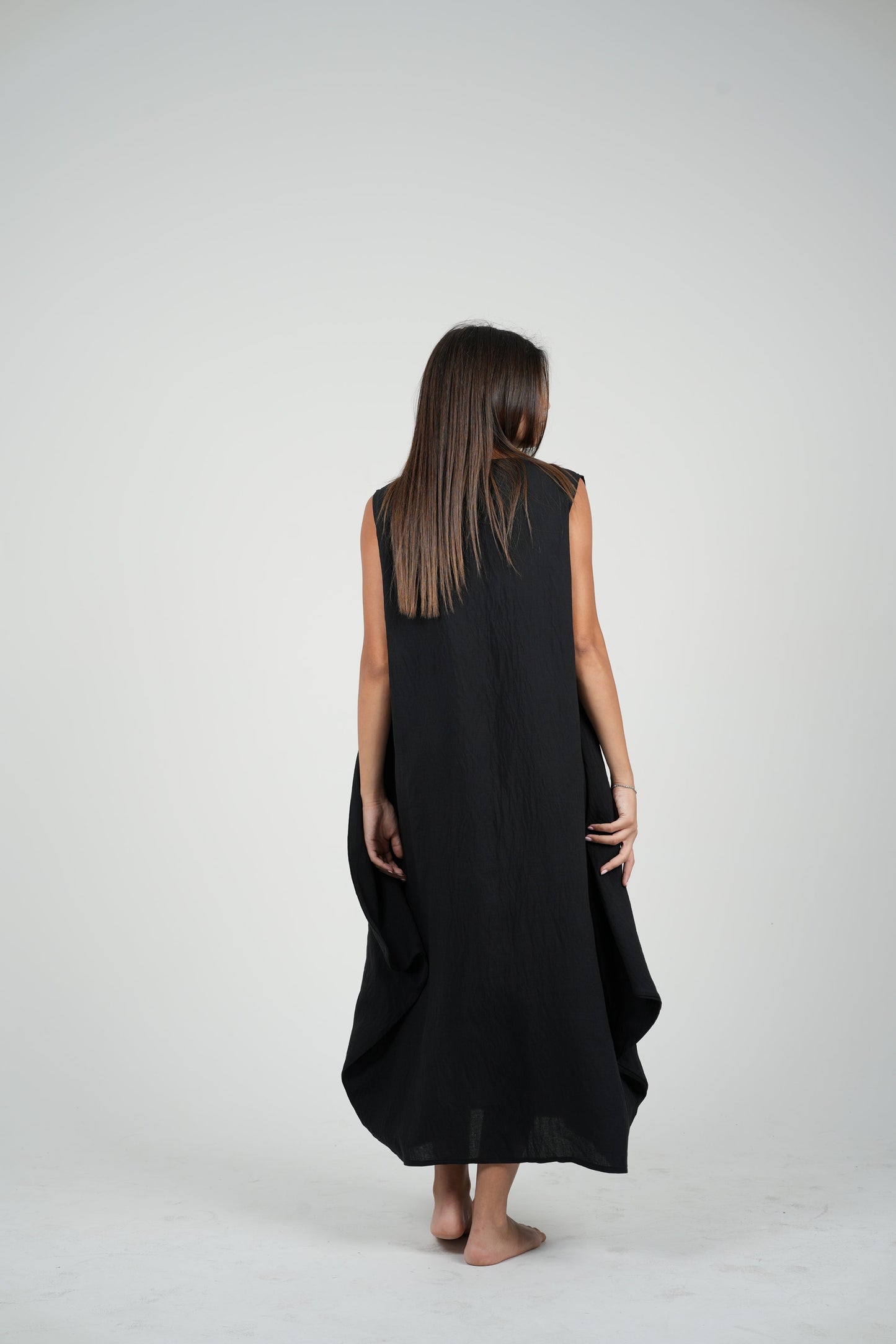 Linen Sleeveless Dress