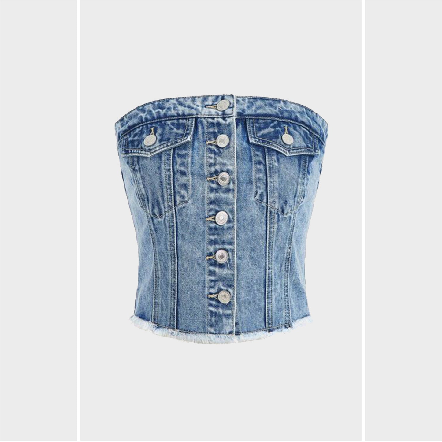 Denim Corset