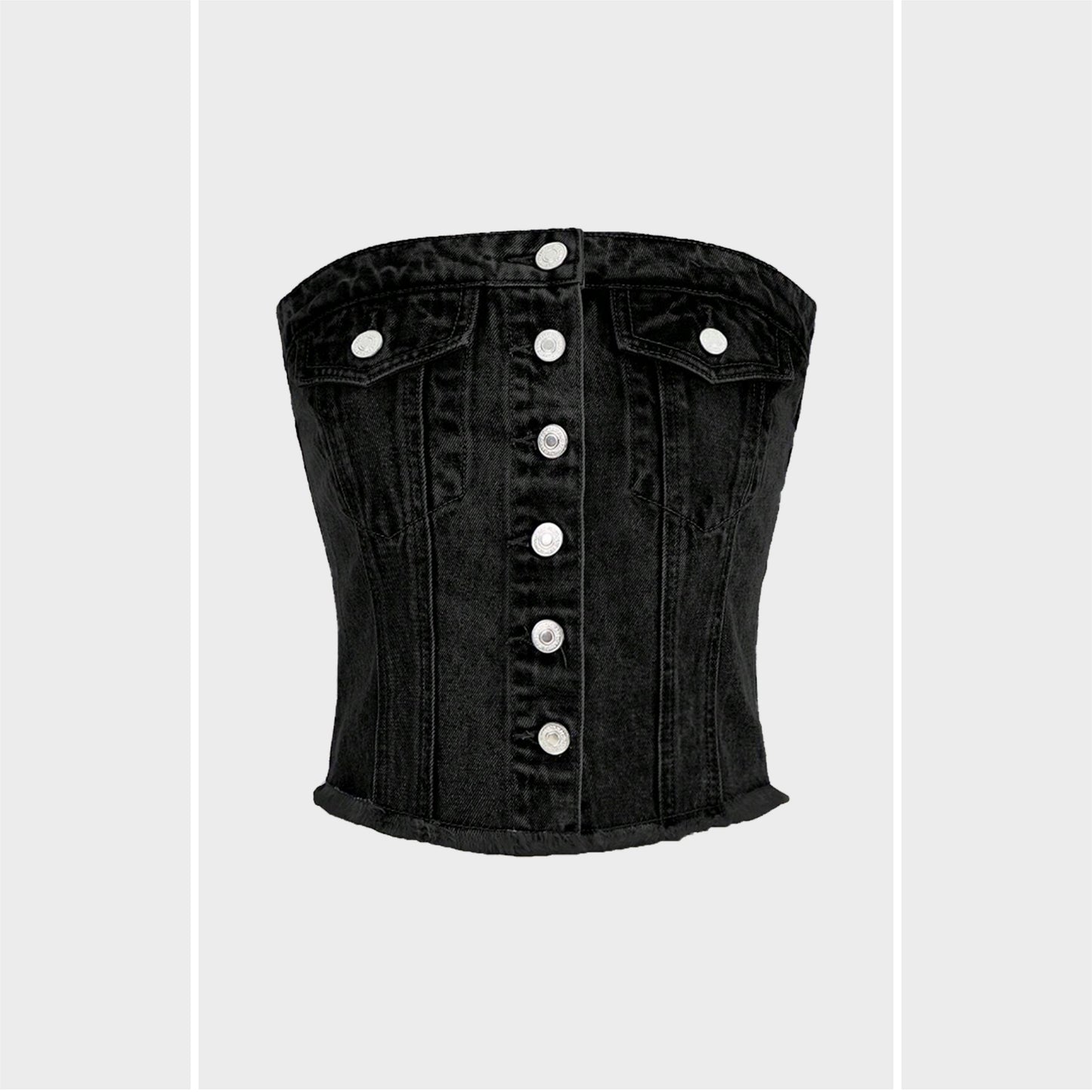 Denim Corset