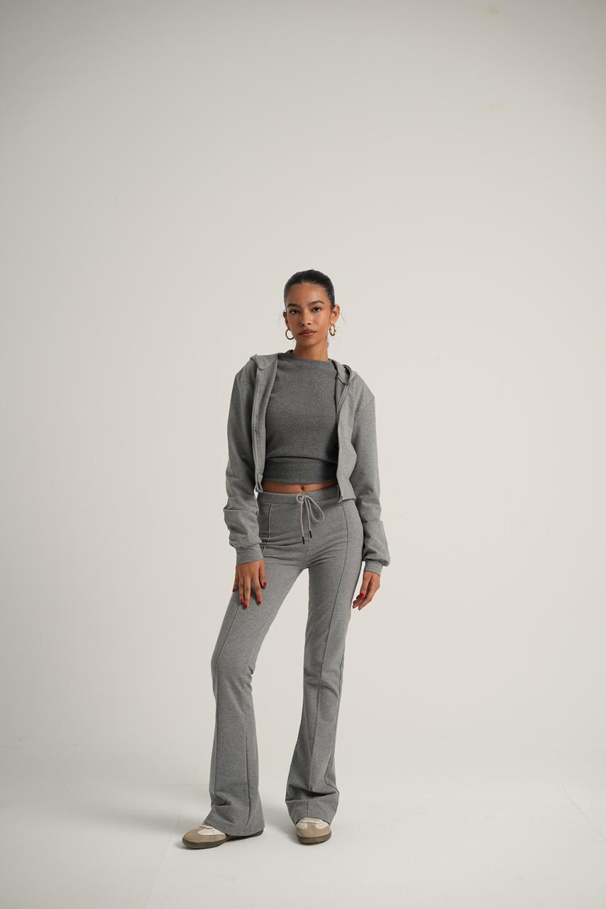 Stitched Flared Pants