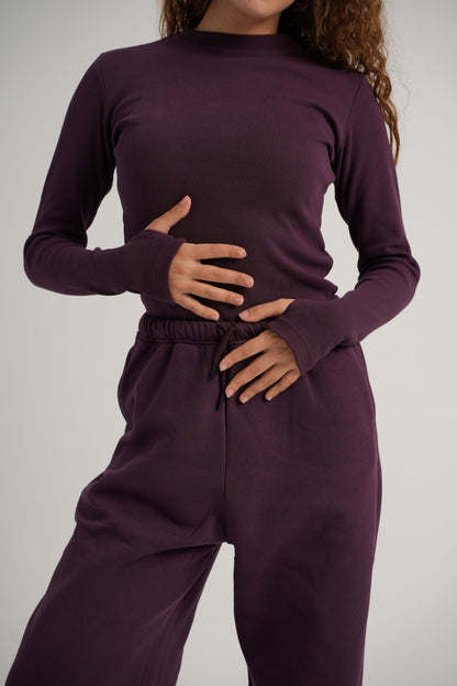 Ribbed Long Sleeve Top