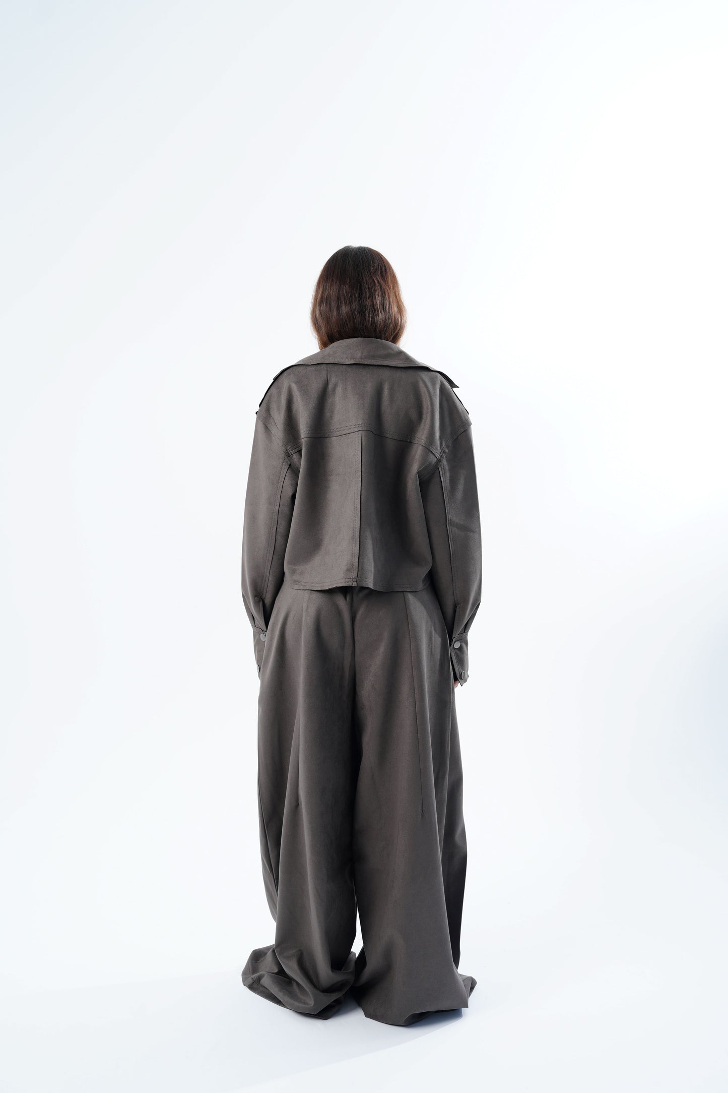 Suede Cropped Jacket