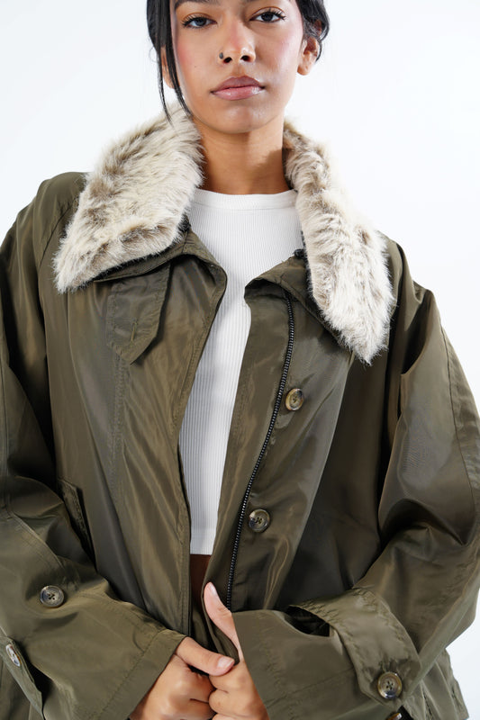 Fur Water Repellent Jacket