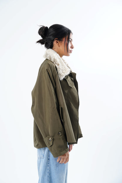 Fur Water Repellent Jacket