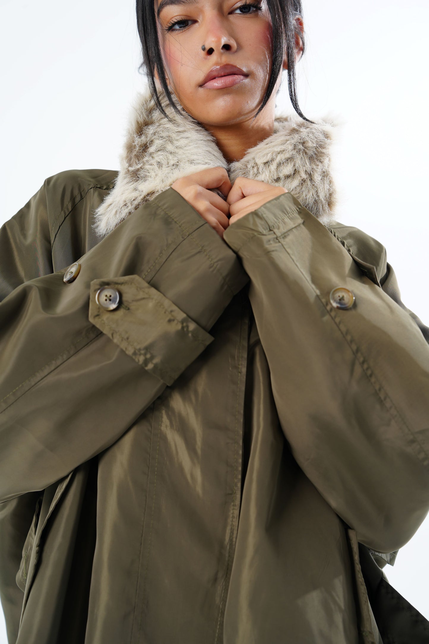 Fur Water Repellent Jacket