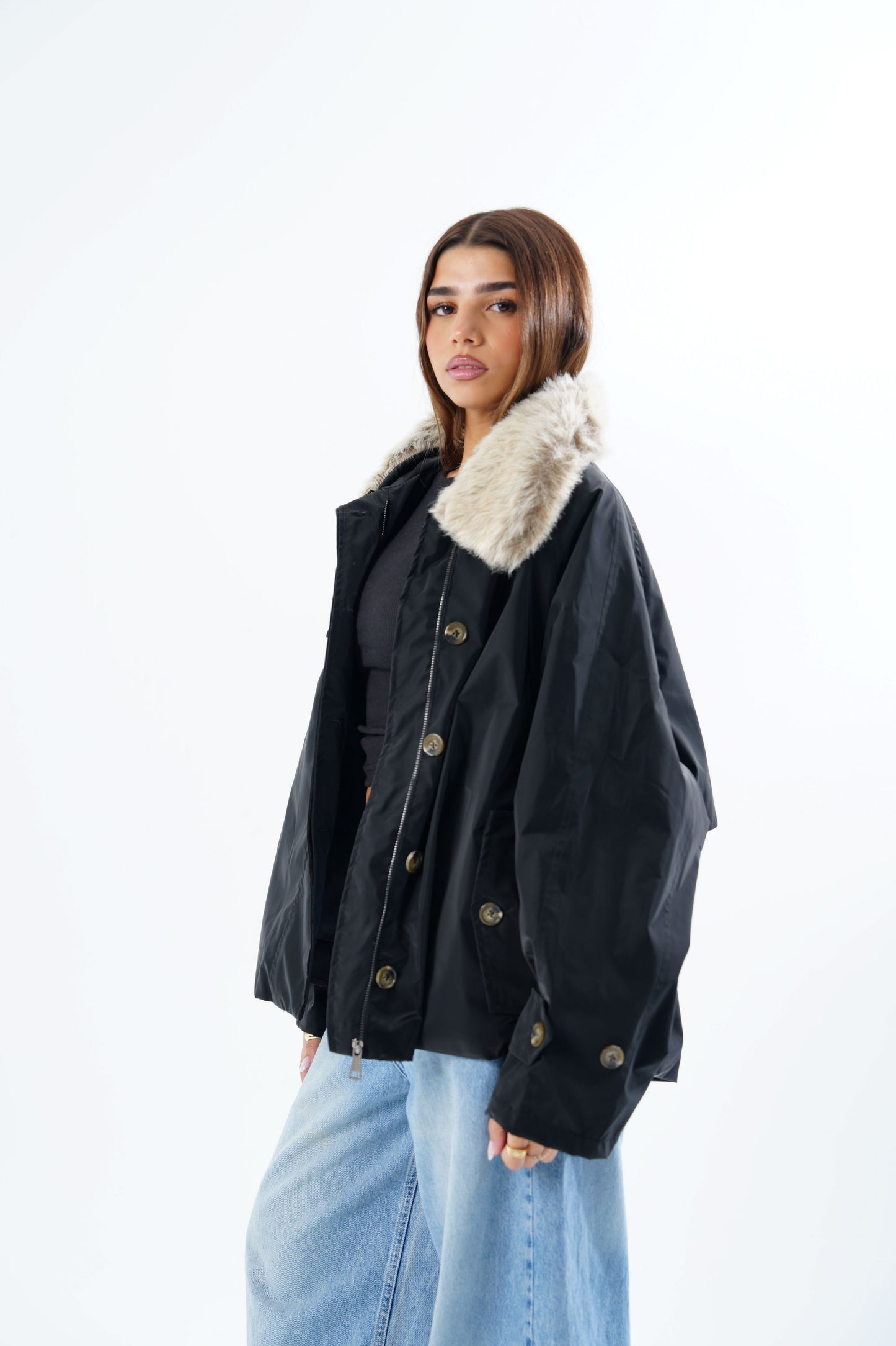 Fur Water Repellent Jacket