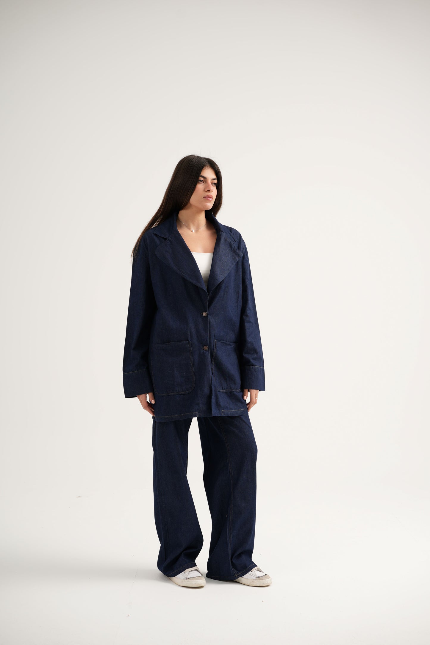 Light Denim Trousers