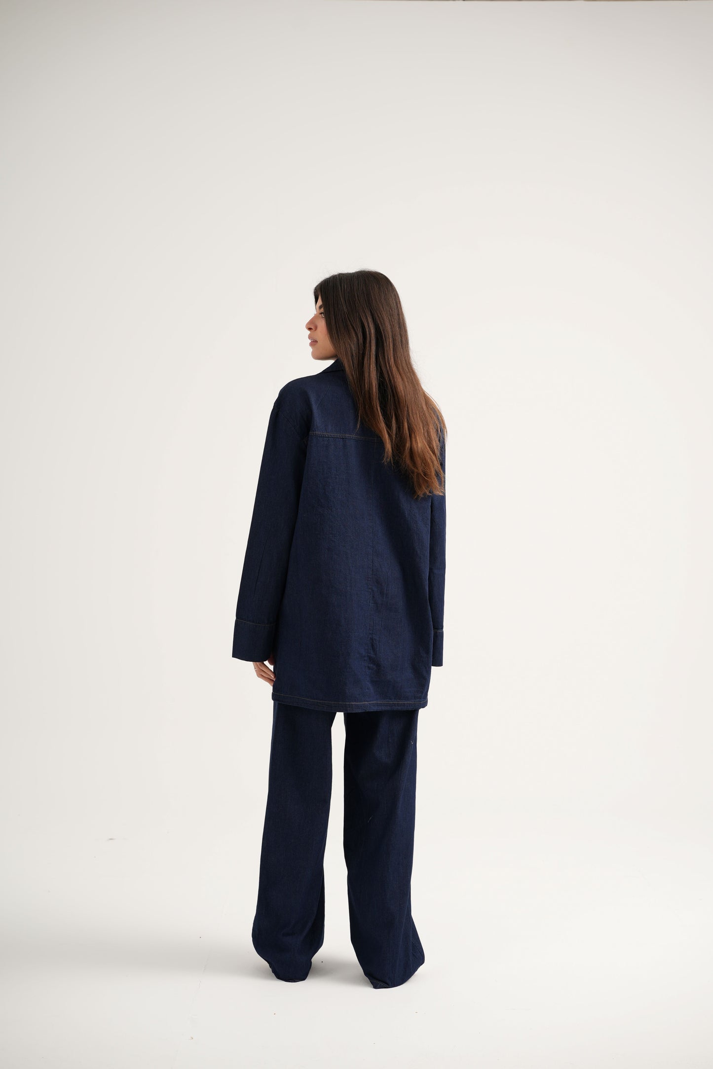 Light Denim Trousers