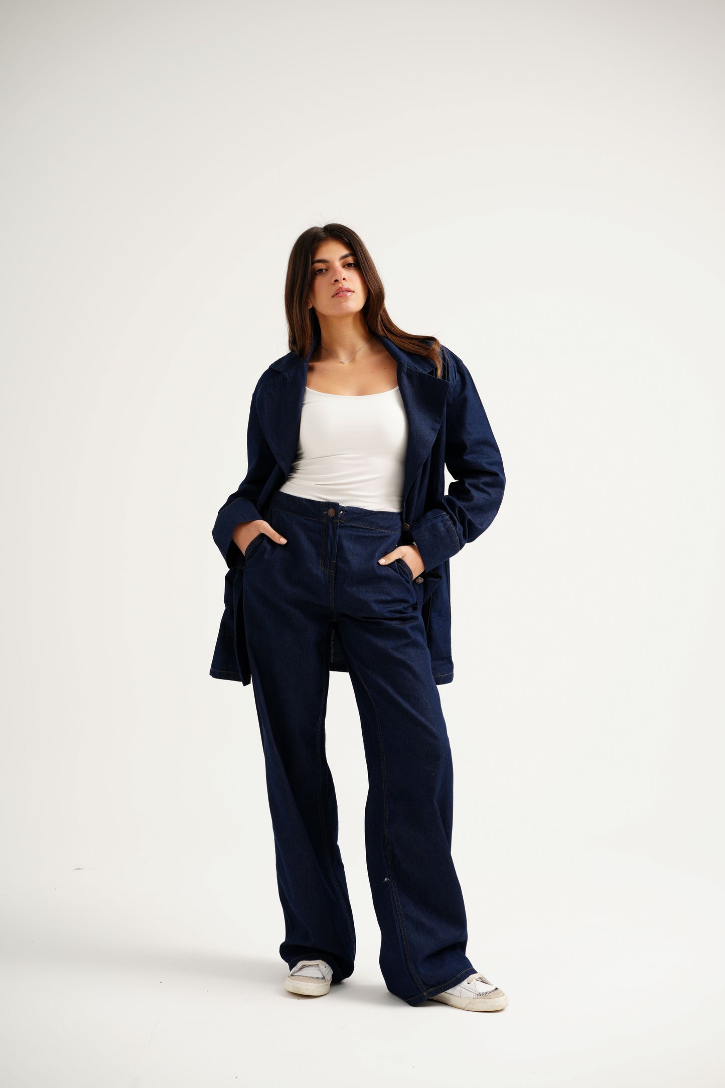 Light Denim Trousers