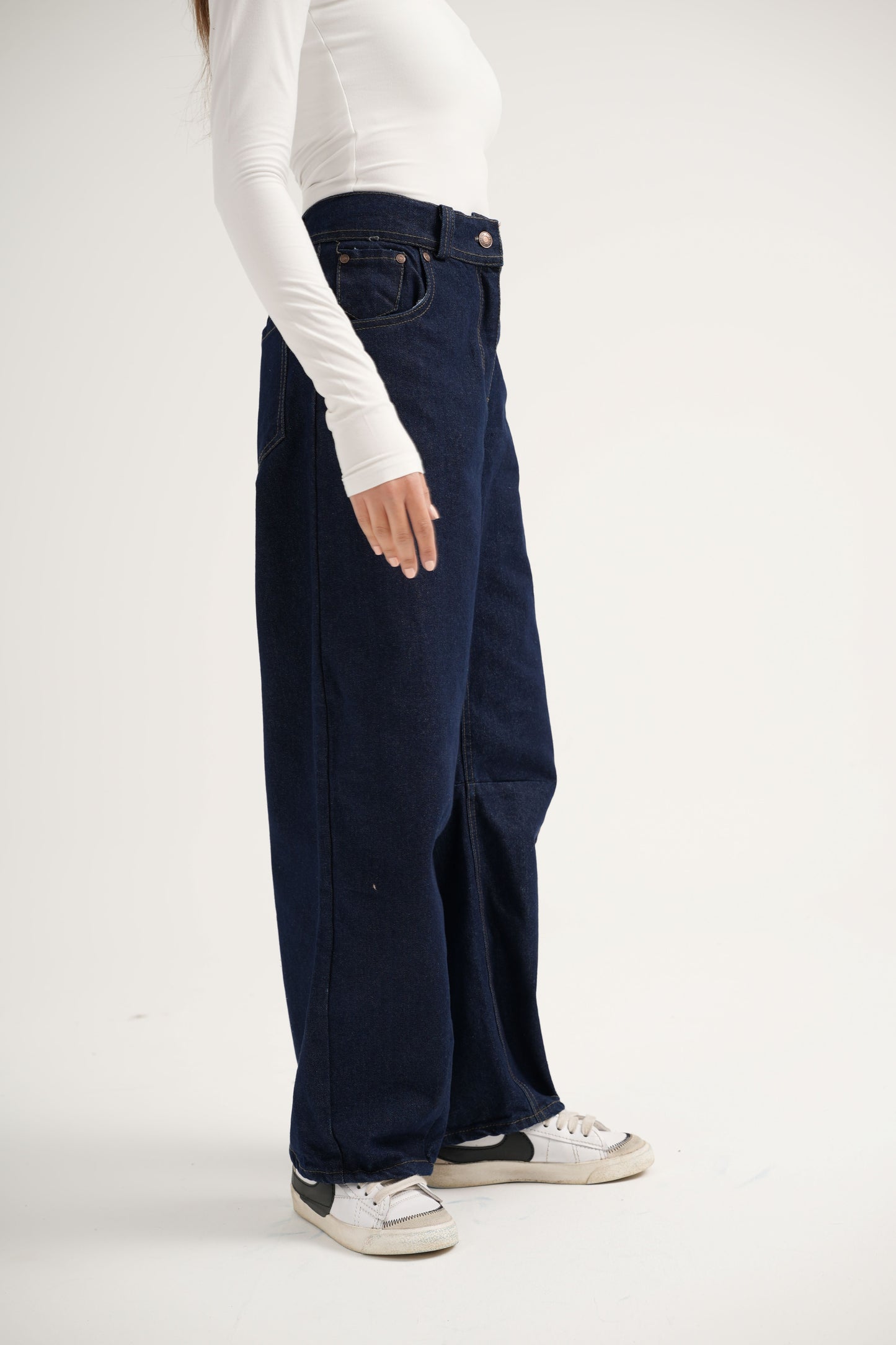 High Waist Balloon Jeans