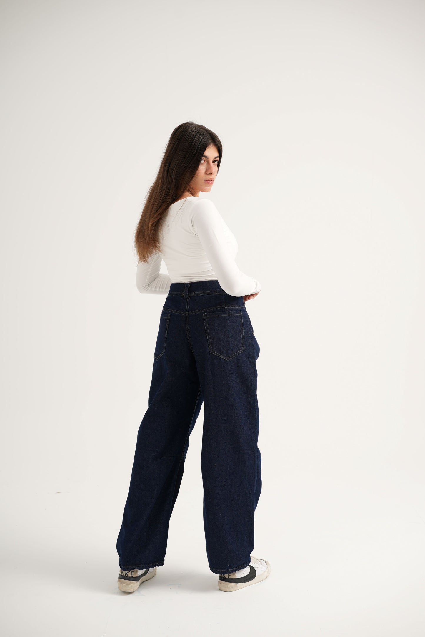 High Waist Balloon Jeans