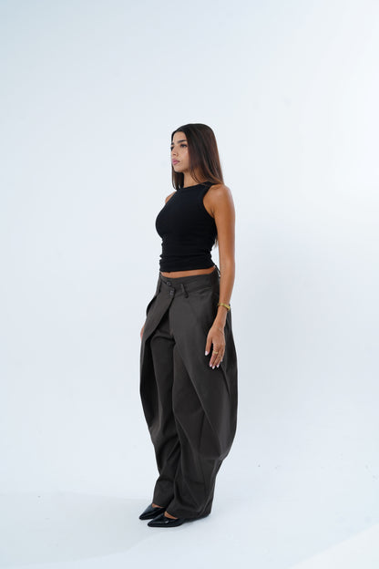 The Double Button Layered Trousers