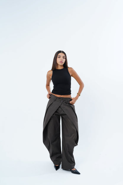 The Double Button Layered Trousers