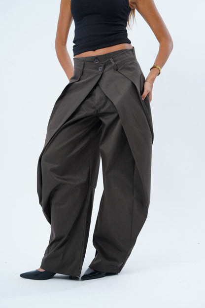 The Double Button Layered Trousers