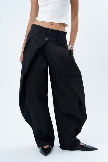 The Double Button Layered Trousers