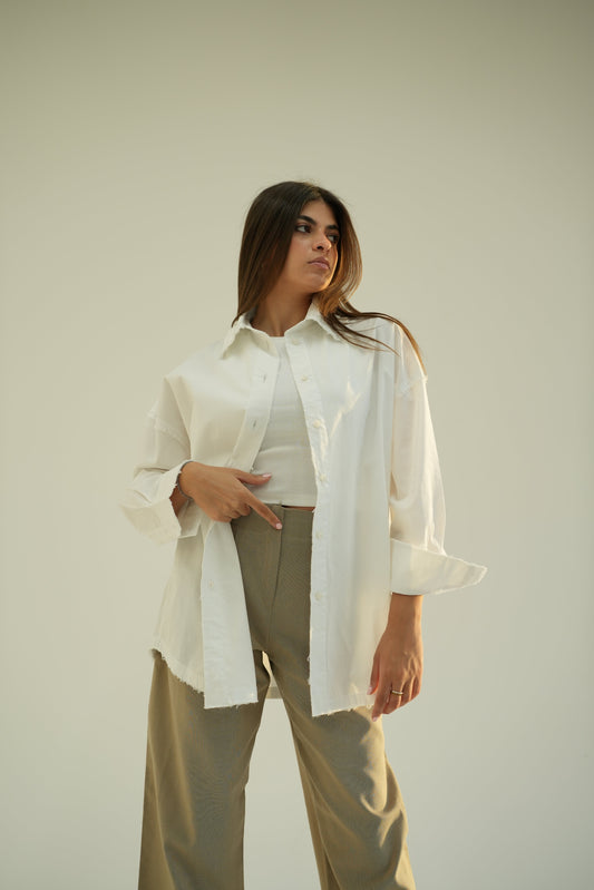 Oversized Poplin Shirt