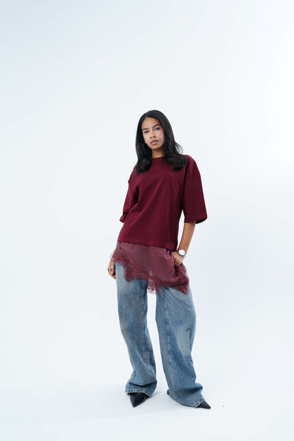 Lace Layer T-Shirt